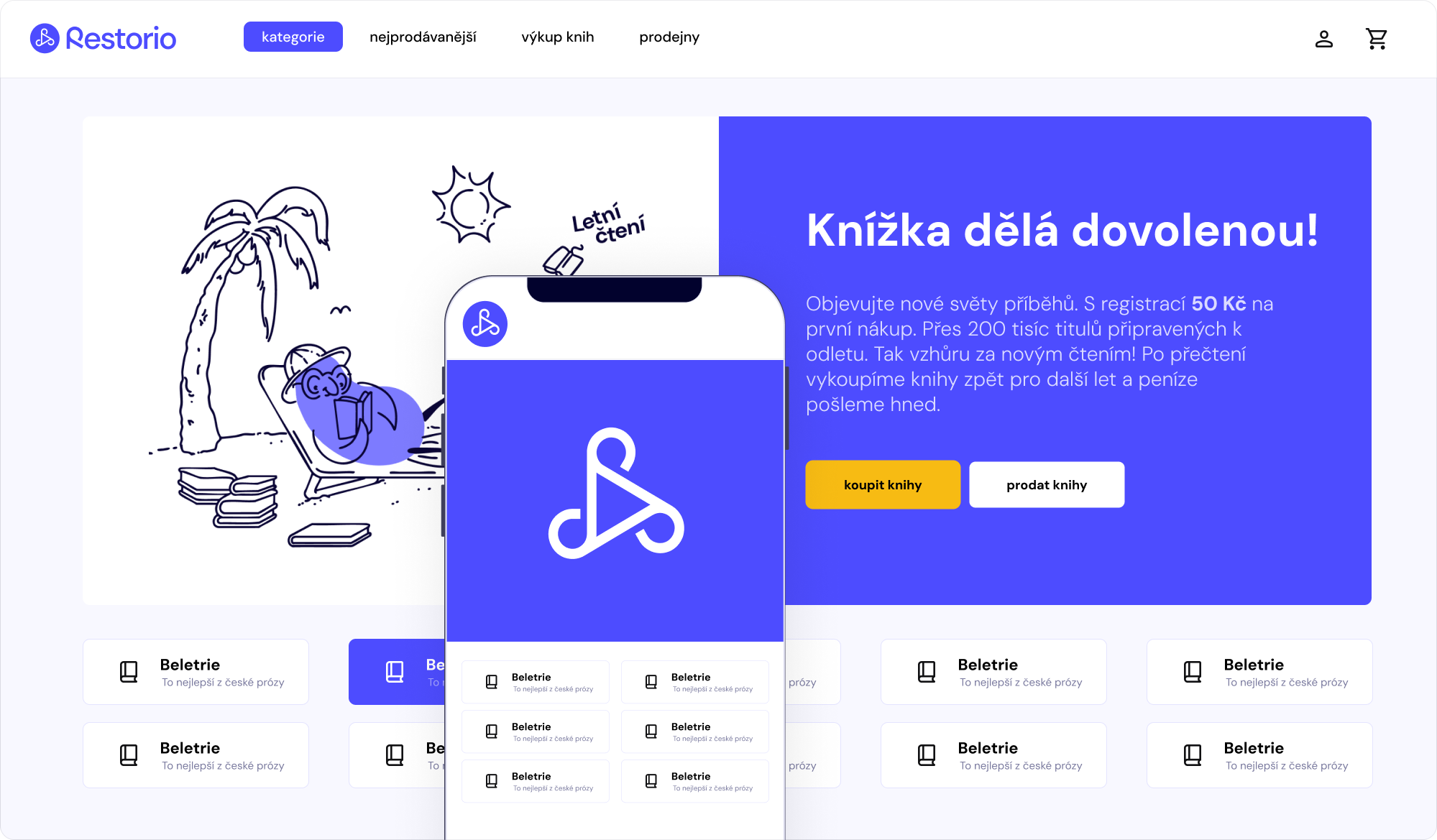 Restorio — ukázka projektu